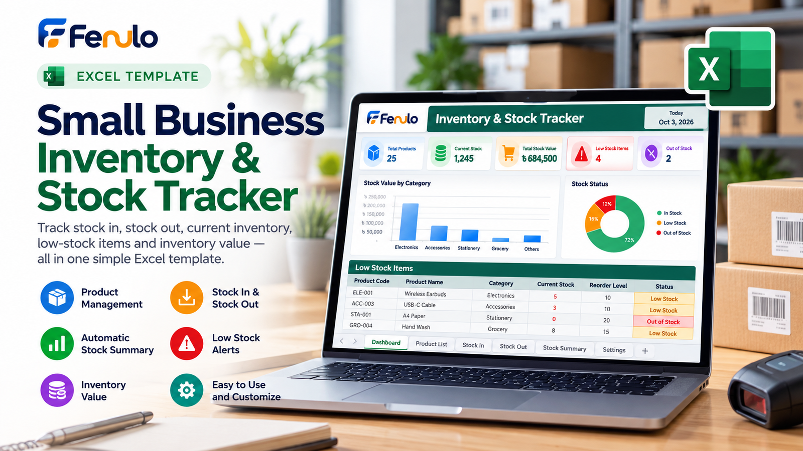 Small Business Inventory & Stock Tracker